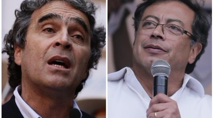 Gustavo Petro y Sergio Fajardo