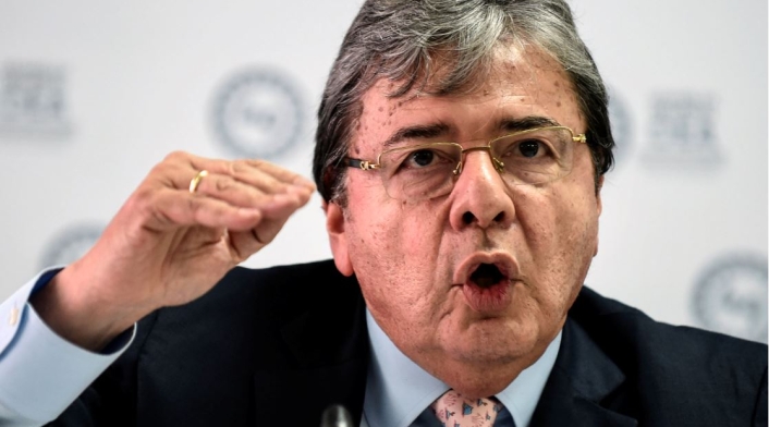 Canciller colombiano, Carlos Holmes Trujillo García.