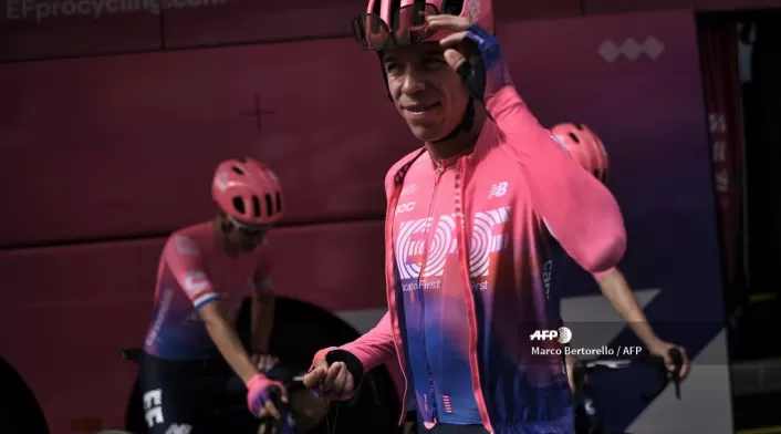 Rigoberto Urán, ciclistas colombiano del Education First