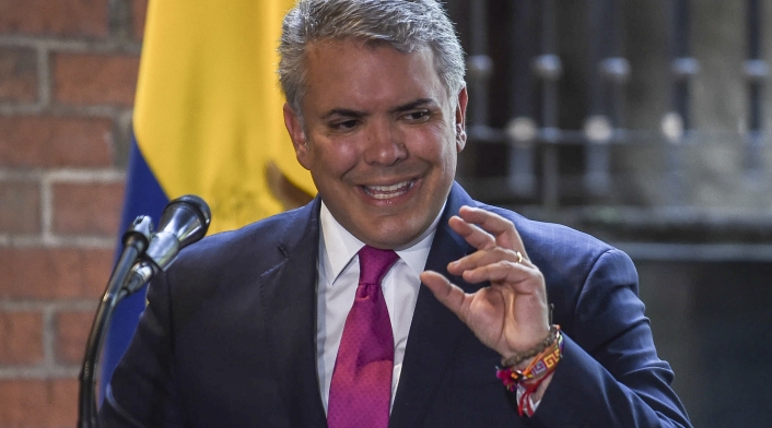 Presidente colombiano Iván Duque