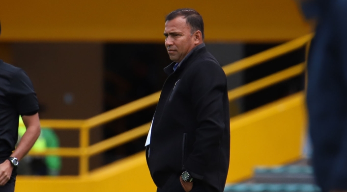 Hárold Rivera, técnico de Santa Fe