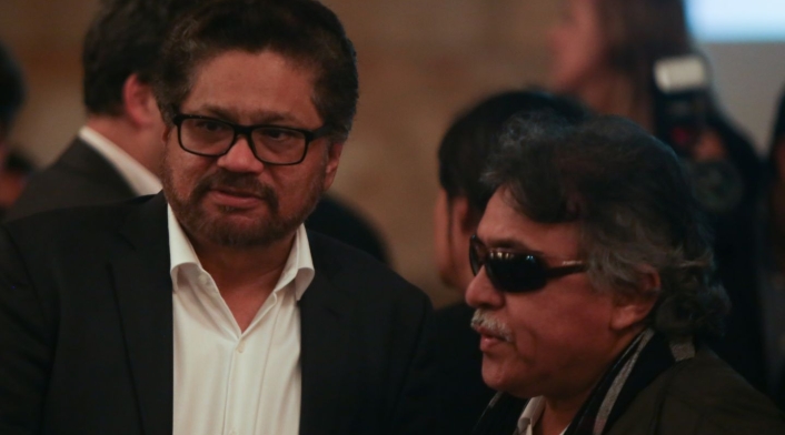 Iván Márquez y Jesús Santrich Iván Márquez y Jesús Santrich