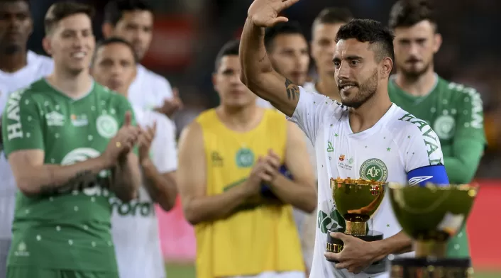 Alan Ruschel, sobreviviente de tragedia de Chapecoense Alan Ruschel, sobreviviente de tragedia de Chapecoense
