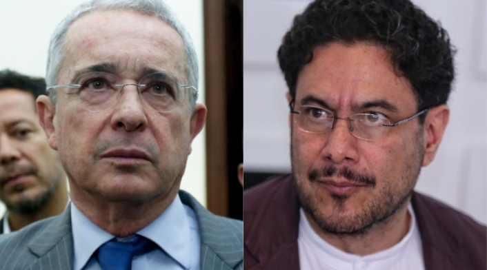 Álvaro Uribe Vélez e Iván Cepeda Álvaro Uribe Vélez e Iván Cepeda