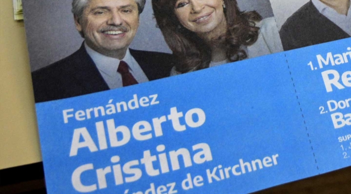 Alberto Fernández con Cristina de Kirchner Alberto Fernández con Cristina de Kirchner