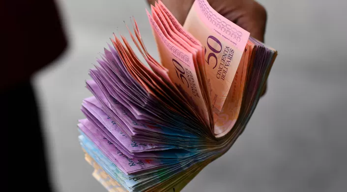 Los bolívares, la moneda oficial de Venezuela