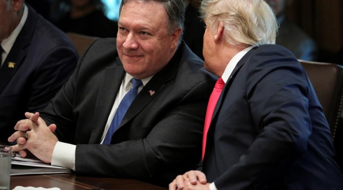 Donald Trump y Mike Pompeo Donald Trump y Mike Pompeo