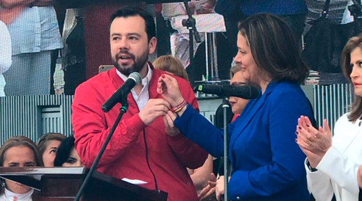 Carlos Fernando Galán y Ángela Garzón