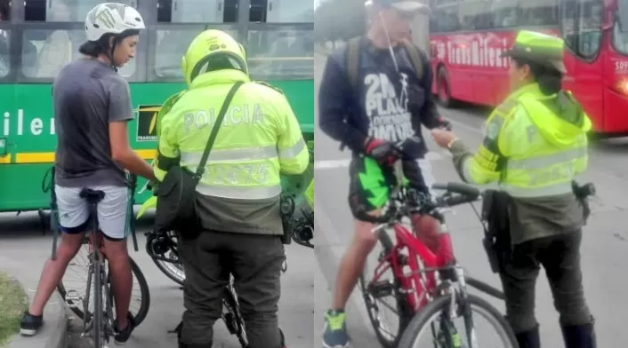 Ciclistas que invaden carriles de Transmilenio: ¿el nuevo problema de Bogotá?
