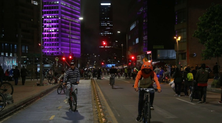 Ciclovía nocturna Ciclovía nocturna
