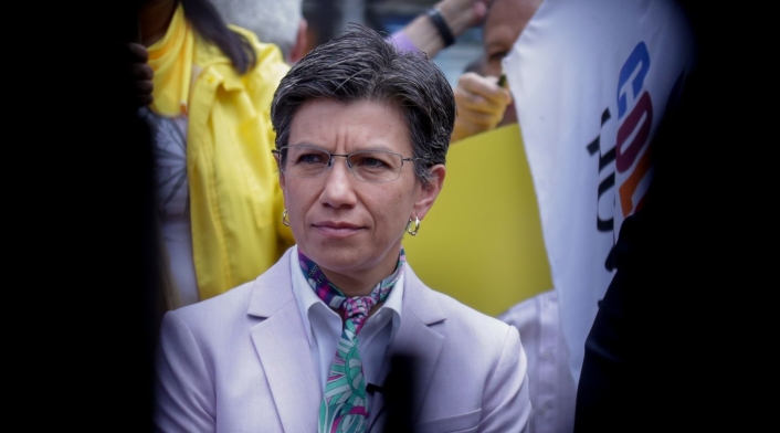 Claudia López, candidata a la alcaldía de Bogotá