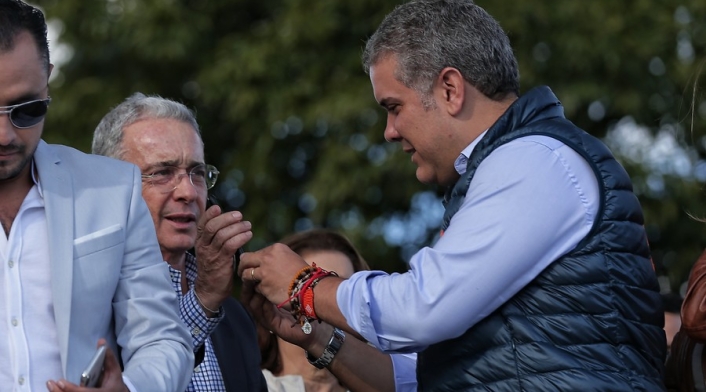 Álvaro Uribe e Iván Duque Álvaro Uribe e Iván Duque