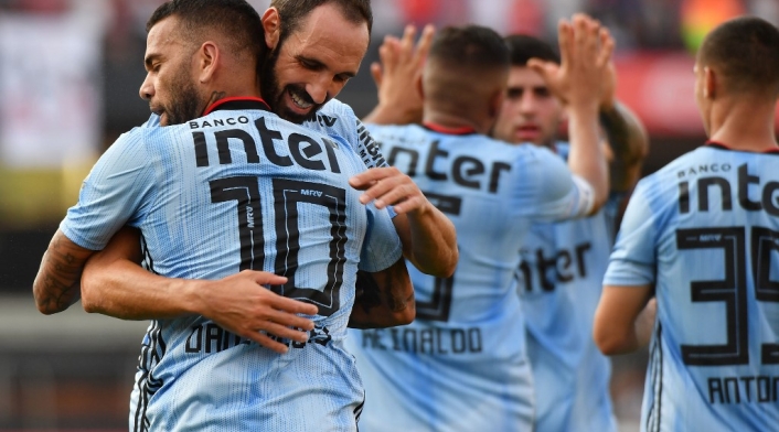 Dani Alves y Juanfran - Sao Pablo 2019