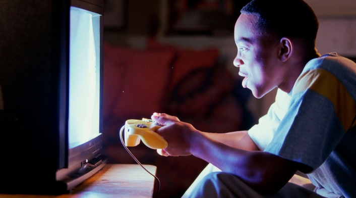 Gamer jugando