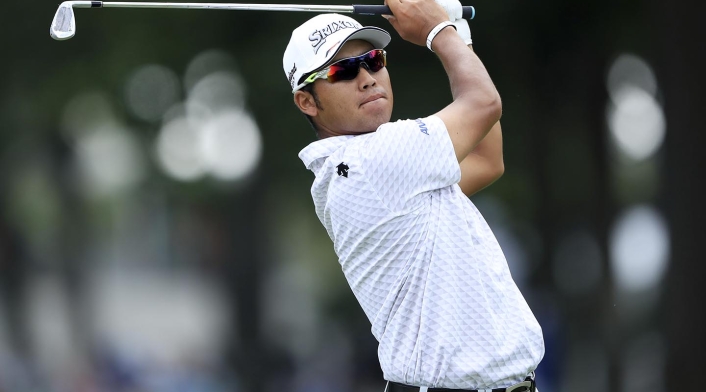 Hideki Matsuyama, golfista japonés. Hideki Matsuyama, golfista japonés.