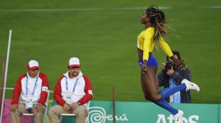 Caterine Ibargüen, atleta colombiana. Caterine Ibargüen, atleta colombiana.