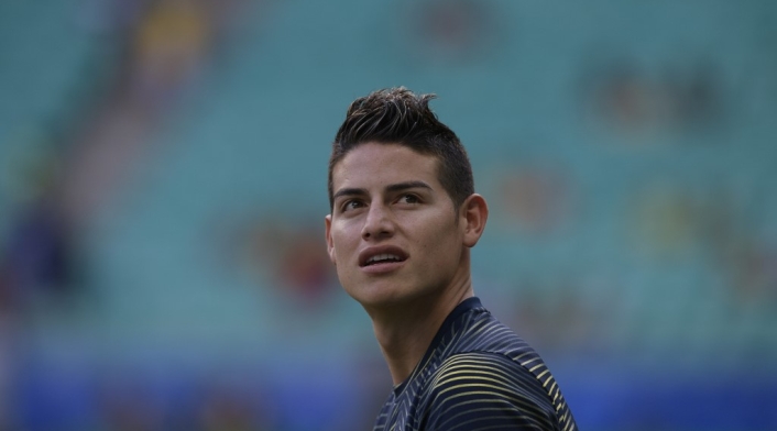 James Rodríguez con la Selección Colombia