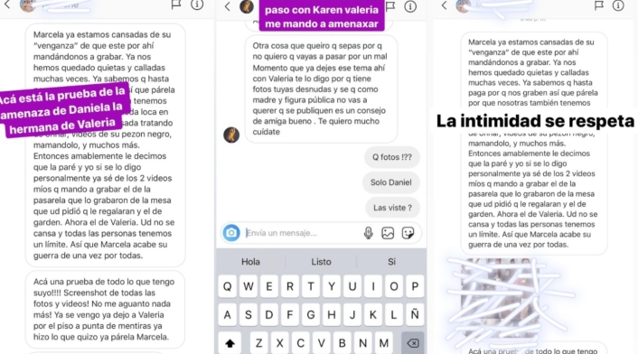 Marcela Reyes denuncia que la amenazaron