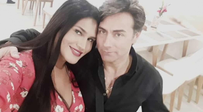 María Gabriela Isler y el actor Mauro Urquijo