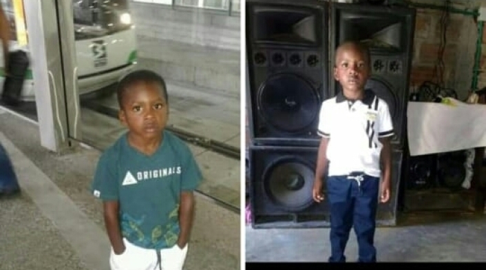 Marlon Cuesta, niño desaparecido en Medellín. Foto publicada con autorización de los familiares.