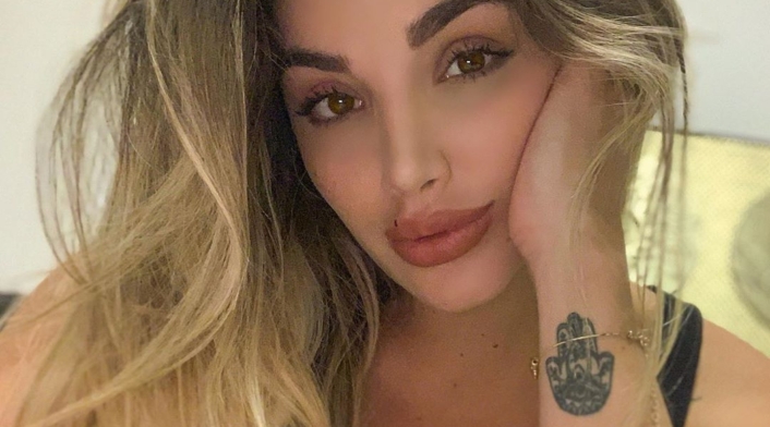 Melina Ramírez muestra su cuerpo después de dar a luz