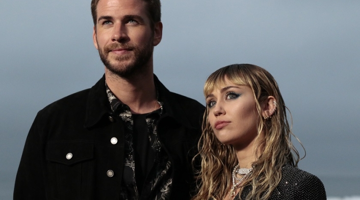 Liam Hemsworth y Miley Cyrus