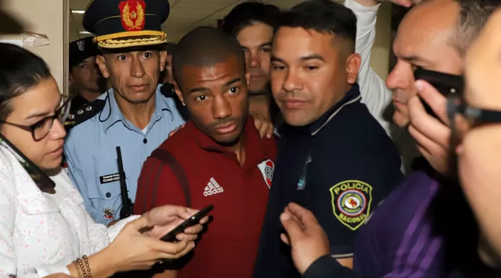 Nicolás de la Cruz fue detenido en concentración de River Plate Nicolás de la Cruz fue detenido en concentración de River Plate