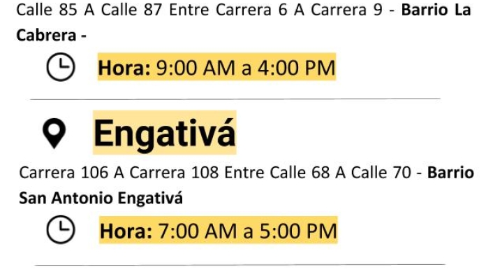 Plantilla cortes de luz jueves 22 de agosto de 2019