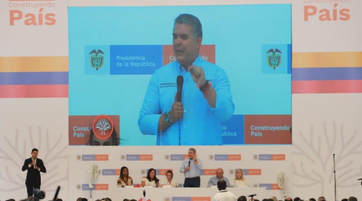 El presidente Iván Duque Márquez