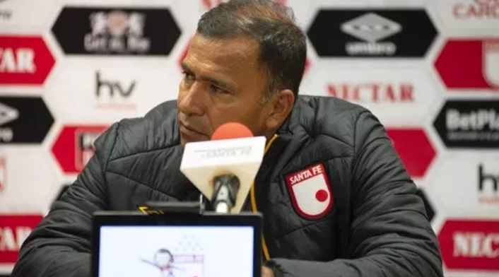 Harold Rivera, técnico de Santa Fe