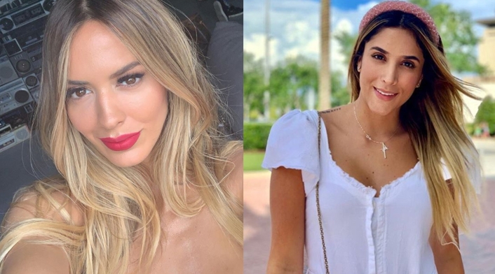 La modelo respondió a un comentario con un halago para la expareja de James Rodríguez.