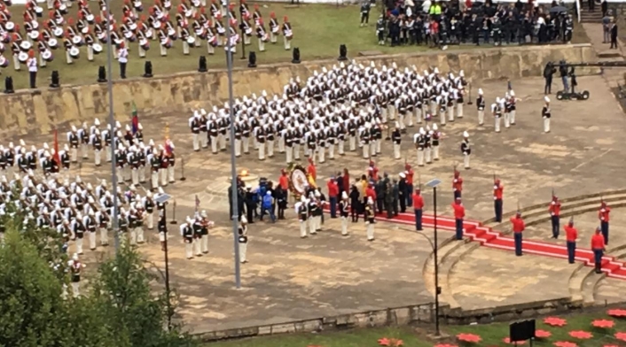 Celebración de Bicentenario, en el Puente de Bocayá.