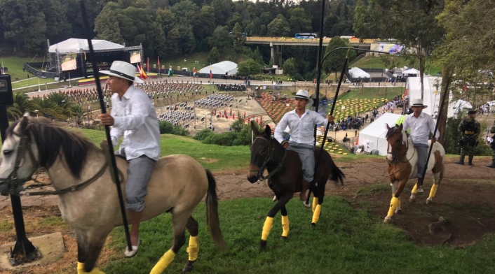 Celebración de Bicentenario, en el Puente de Bocayá.
