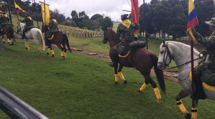 Celebración de Bicentenario, en el Puente de Bocayá.