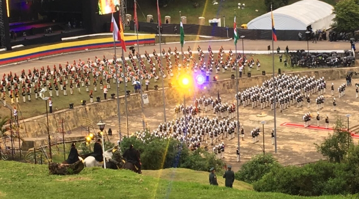 Celebración de Bicentenario, en el Puente de Bocayá.