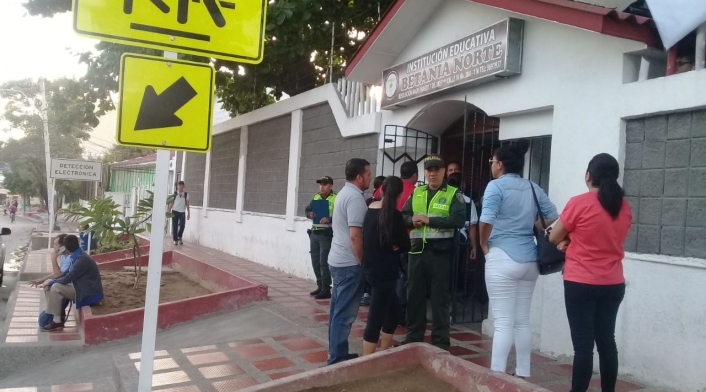 Falsa amenaza en colegio de Barranquilla. Falsa amenaza en colegio de Barranquilla.