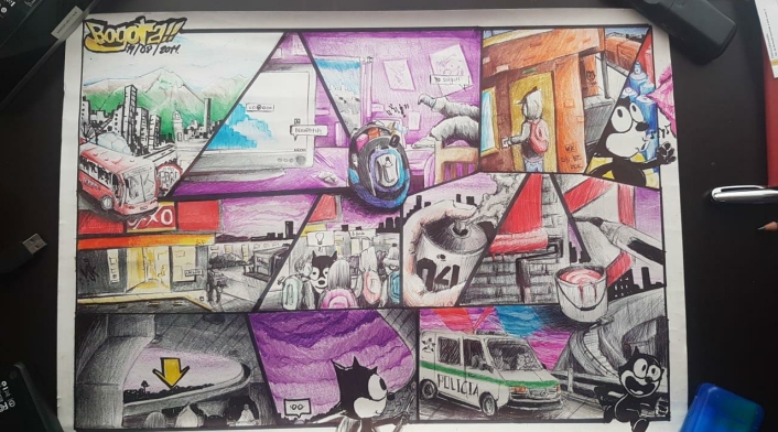 DIEGO FELIPE BECERRA, EL JOVEN GRAFITERO