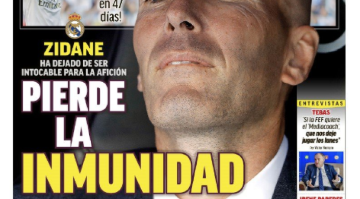 Zinedine Zidane, Periódico Marca
