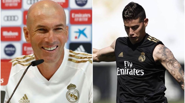 Zidane - James Rodríguez - Real Madrid