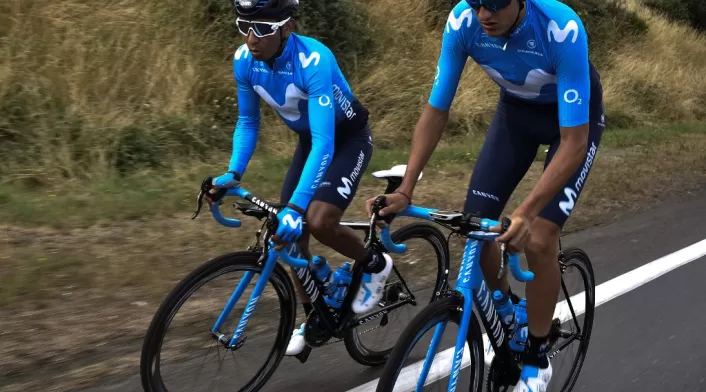 Marc Soler y Nairo Quintana - Movistar Team