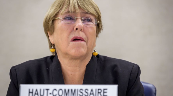Michelle Bachelet, alta comisionada de DDHH de la ONU