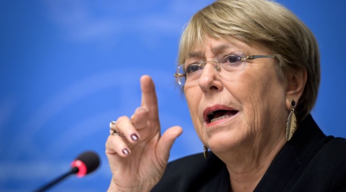 Michelle Bachelet, alta comisionada de Derechos Humanos de la ONU
