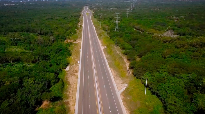Una de las vías que en la Costa Caribe conduce a Barranquilla