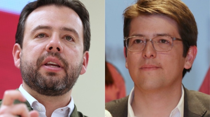 Carlos Fernando Galán y Miguel Uribe Turbay