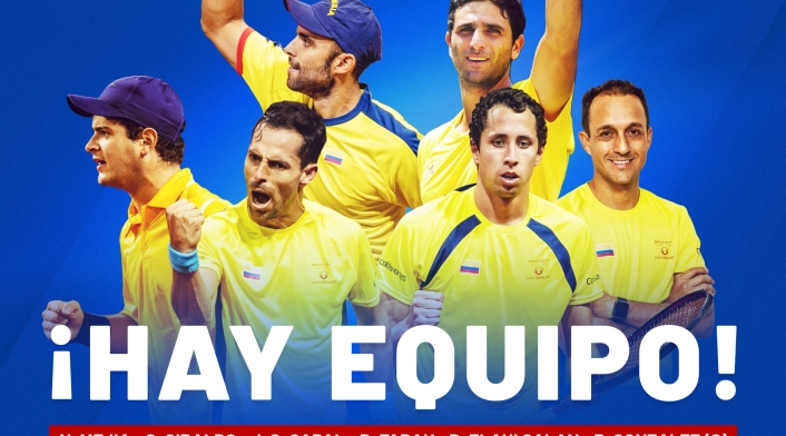 Equipo Colombia 'Copa Davis'