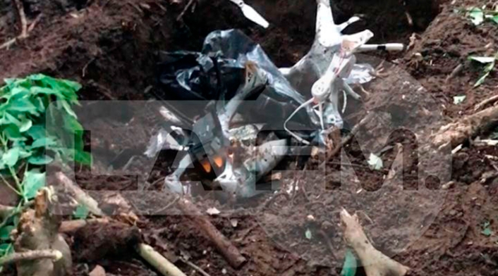 Autoridades en Tumaco (Nariño) inspeccionan drones hallados con explosivos Thumbnail Autoridades en Tumaco (Nariño) inspeccionan drones hallados con explosivos Thumbnail