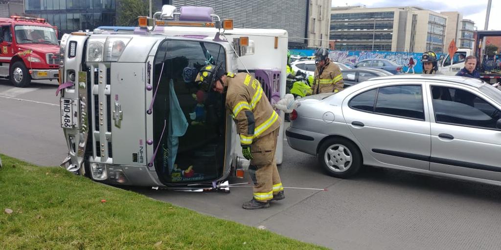 Accidente de tránsito en Bogotá