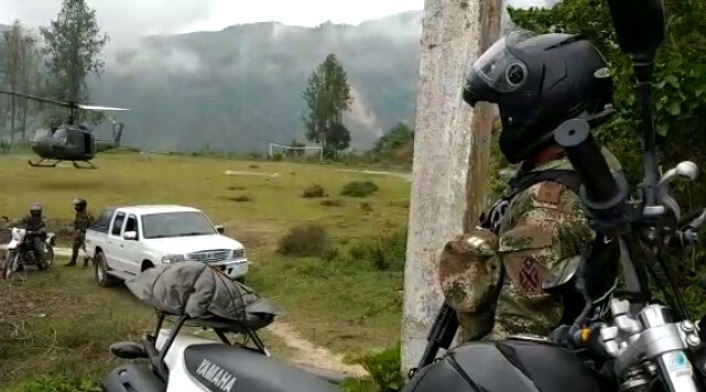 Ejército hace presencia en Toledo, Antioquia