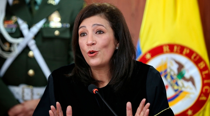 La magistrada Gloria Ortiz, presidenta de la Corte Constitucional