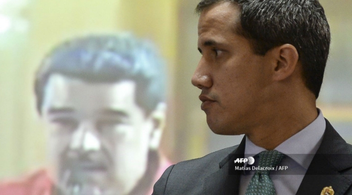Juan Guaidó y Nicolás Maduro